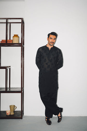 STRIPED BROSHA KURTA PAJAMA